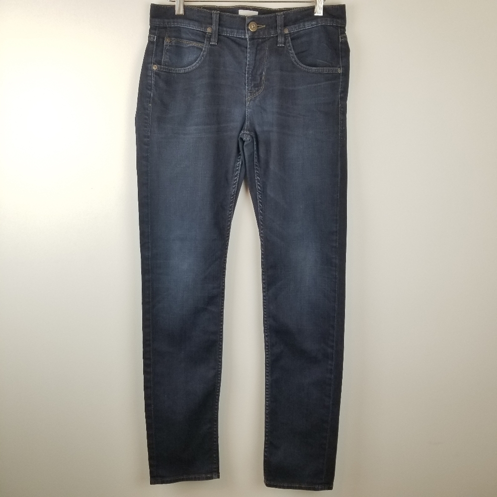 Hudson Blake Slim Straight Jeans Men's 30x33 Dark Wash‎ Stretch Denim
